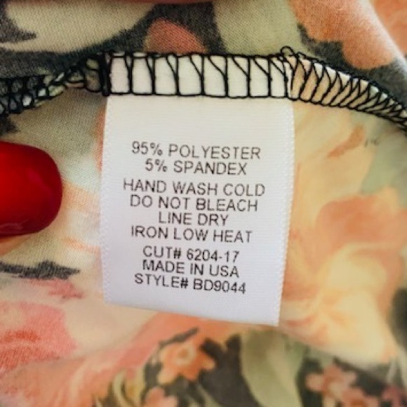 Amelia James New Size S Black Orange Floral Print Newport Stretch Maxi Dress - Picture 9 of 10